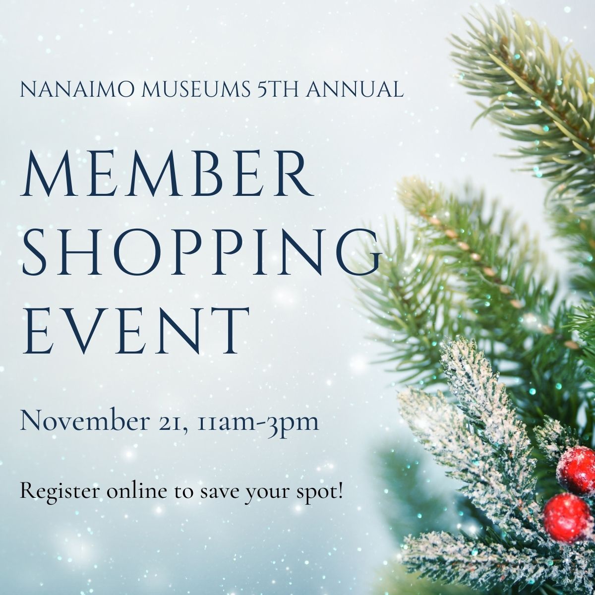 Member Shopping Event - Nov 21