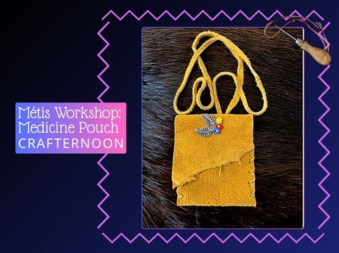 Leather Medicine Pouch - Crafternoon Series